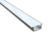 2m Slim Recessed Extrusion with diffuser