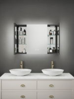 Balmoral Triple Tunable LED Mirror Cabinet with Speaker & Shaver Socket