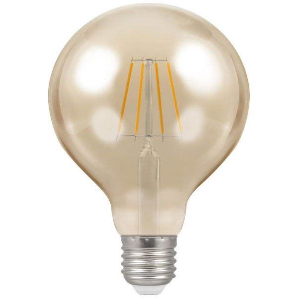 Dimmable 2200K ES-E27 LED filament G95 Globe Lamp