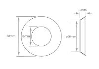 Vega Round Plinth Light Kit