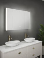 Balmoral Triple Tunable LED Mirror Cabinet with Speaker & Shaver Socket