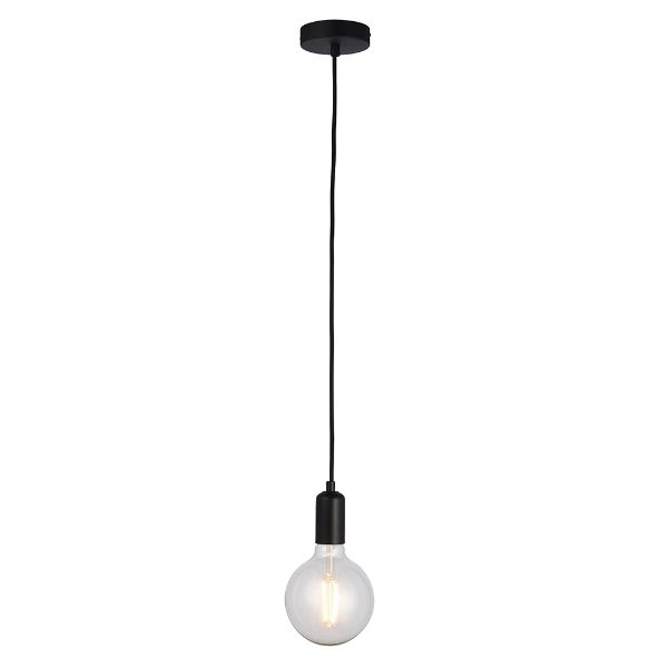 Studio E27 Pendant - Matt Black