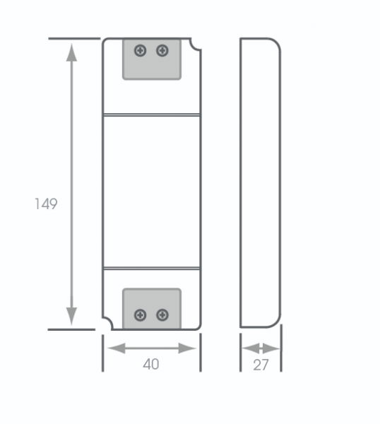 30W 12Vdc LED Power Converter (6 port)