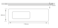 Solaris XL Recti LED Cabinet Light