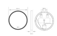 Georgia Tunable LED Mirror