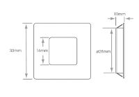 Vega Square Plinth Light Kit