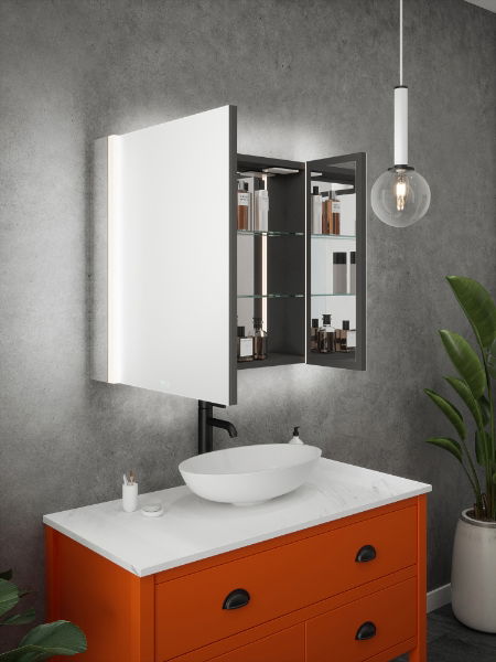 Balmoral Double LED Mirror Cabinet